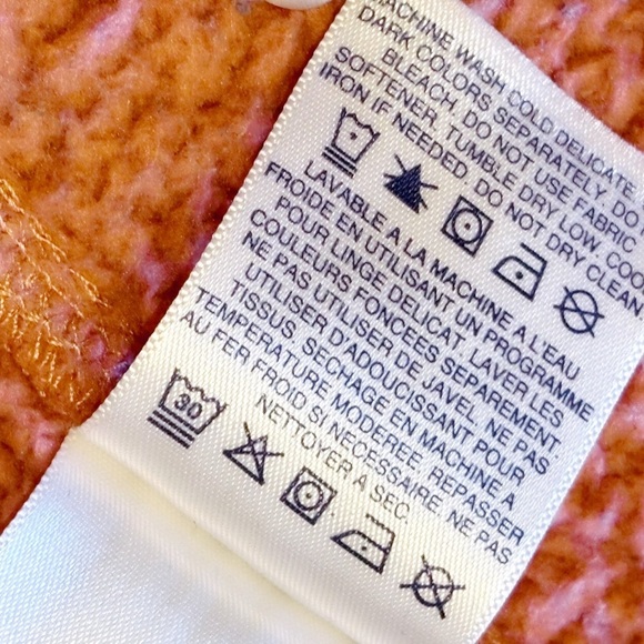 Lands’ End Women’s Sherpa Zip Up Jacket Sweatshirt Rose Size 3X (24W-26W) EUC - Picture 7 of 9